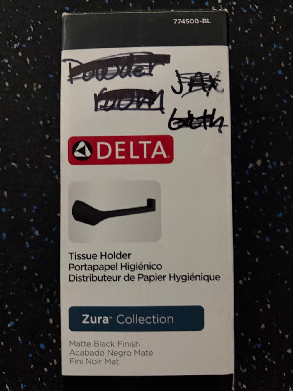 NIB Delta Zura Collection Toilet Paper Holder